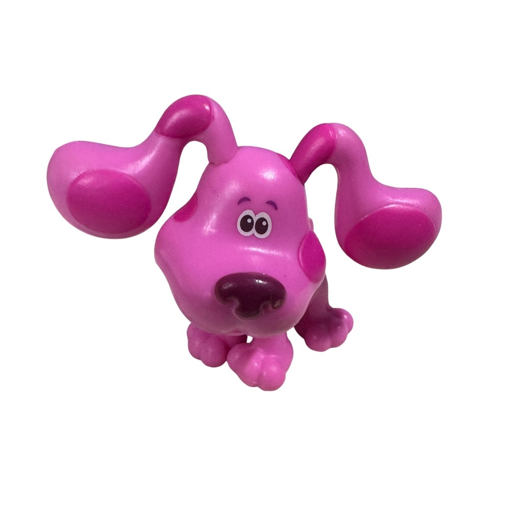 Nickelodeon Blue's Clues & You‎ Magenta Pink Dog 2 Inch Toy Figure Nick Jr
